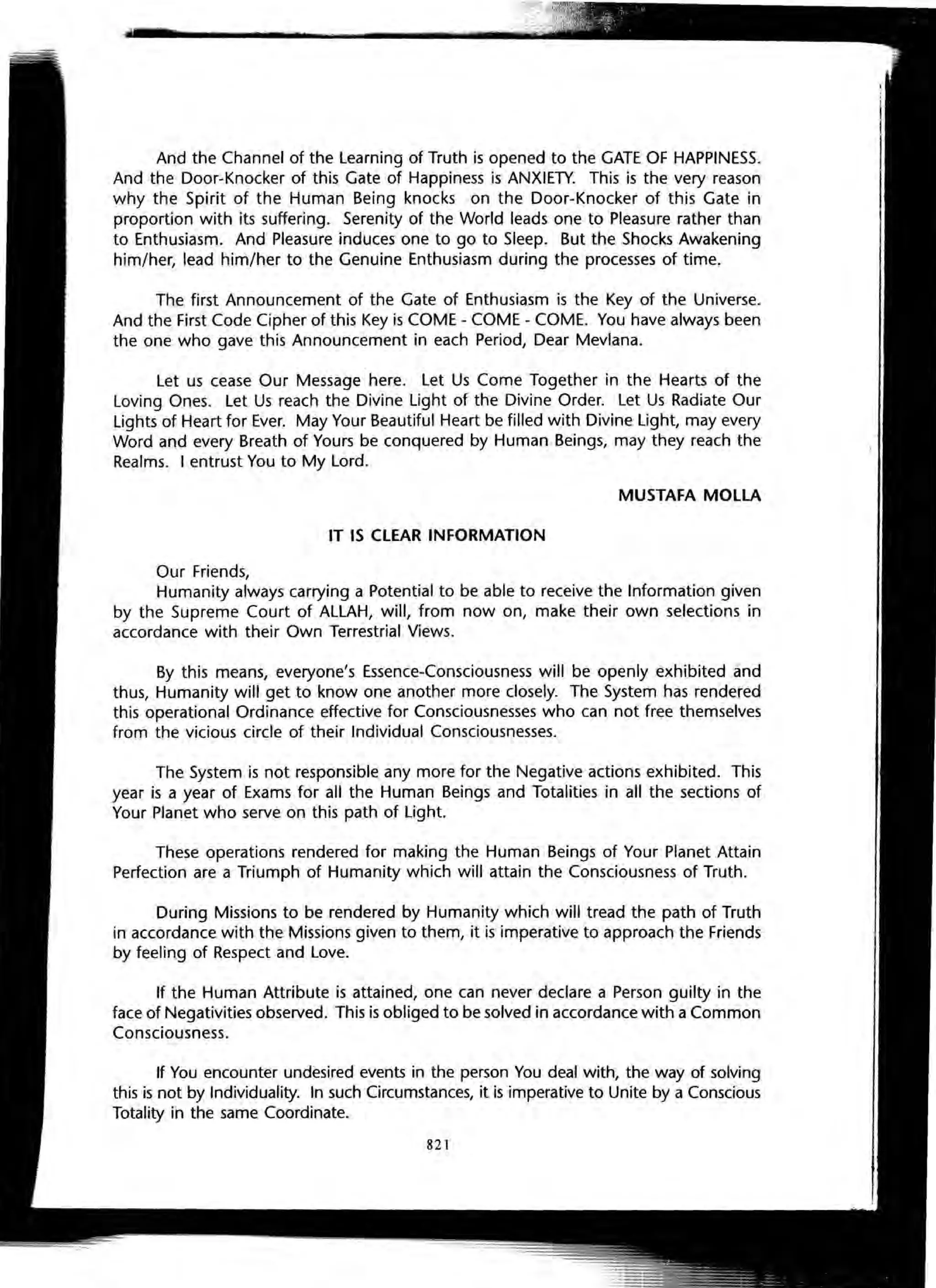 The Knowledge Book (Bilgi Kitabi)