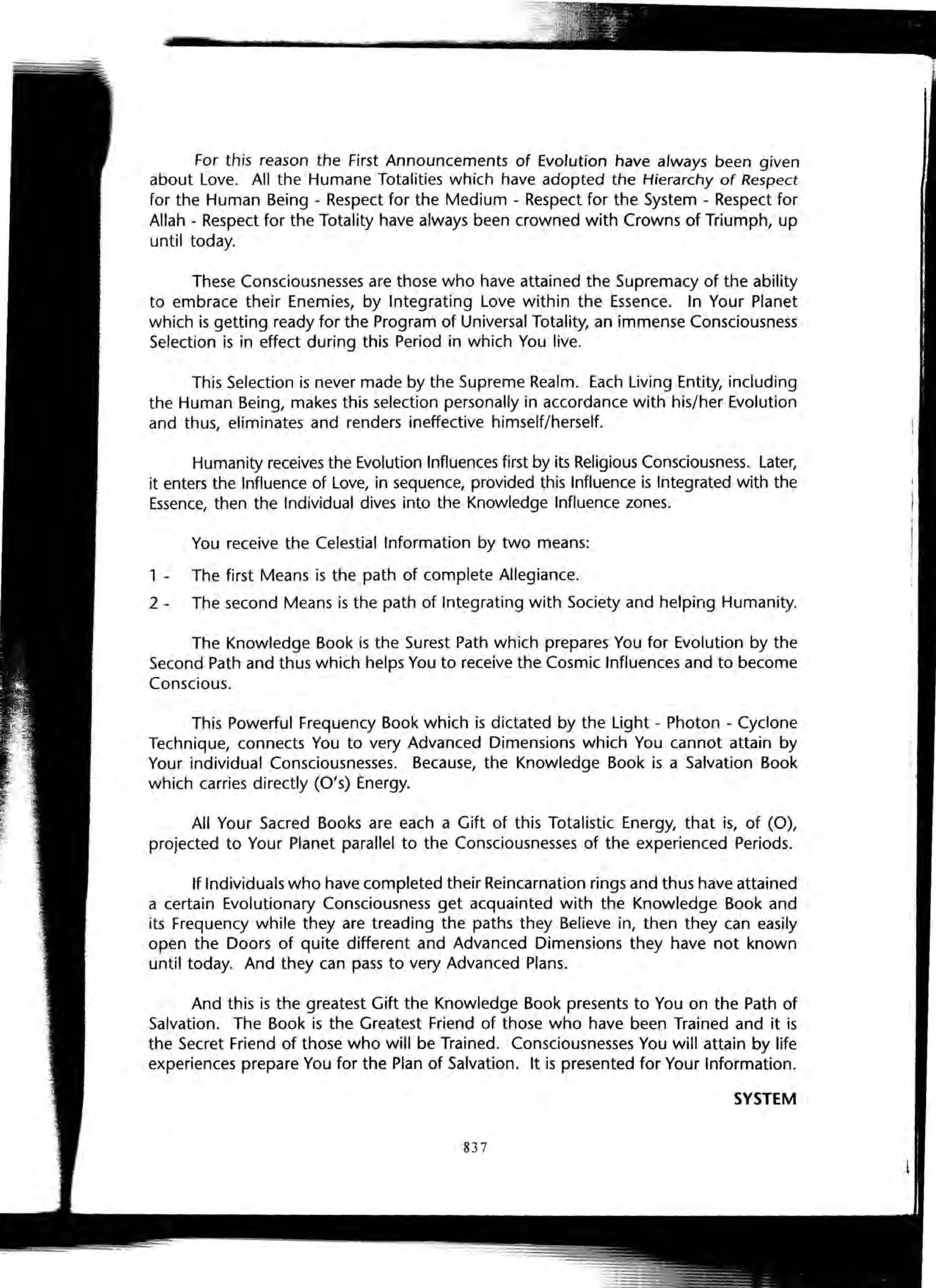 The Knowledge Book (Bilgi Kitabi)