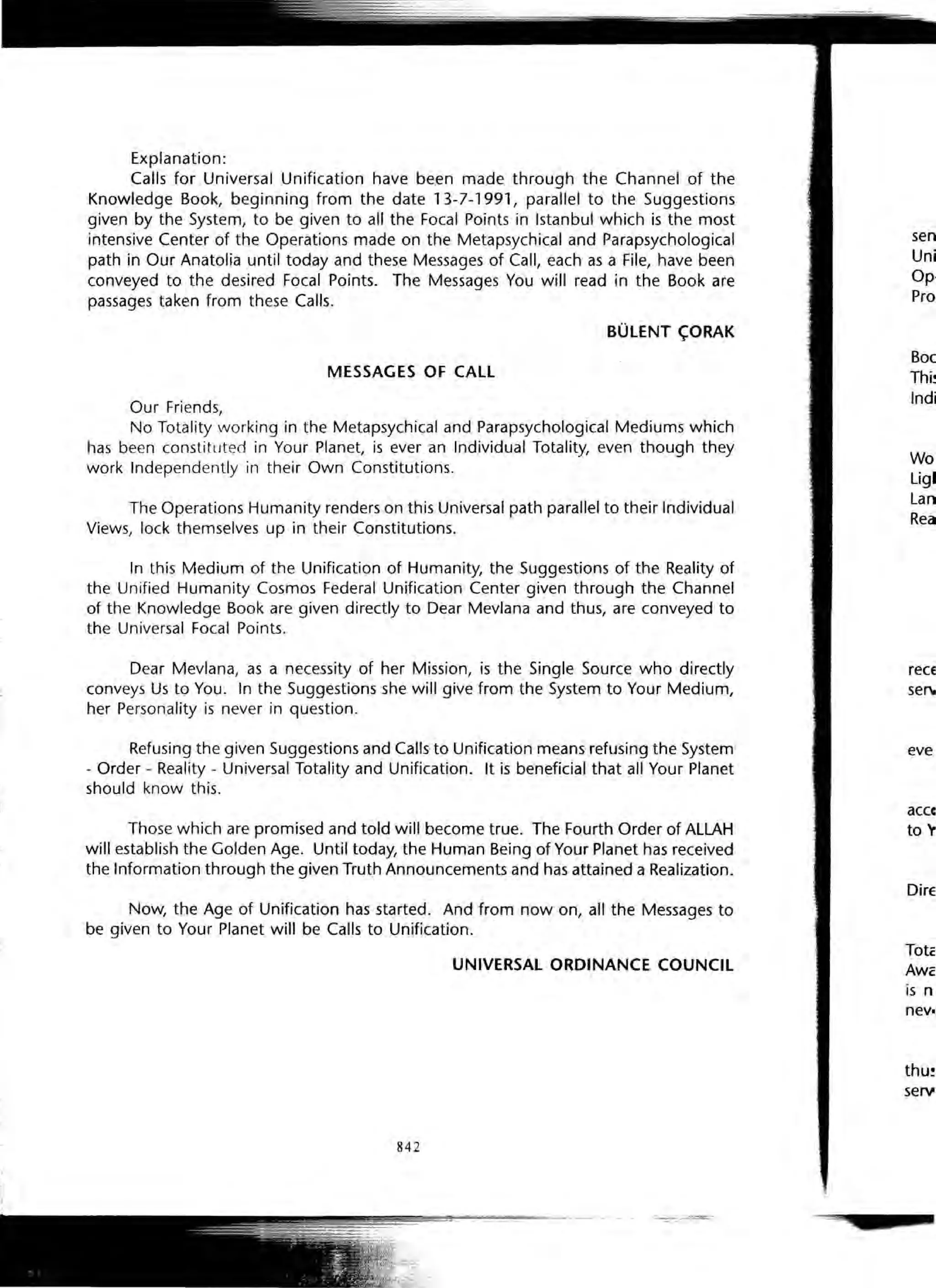 The Knowledge Book (Bilgi Kitabi)