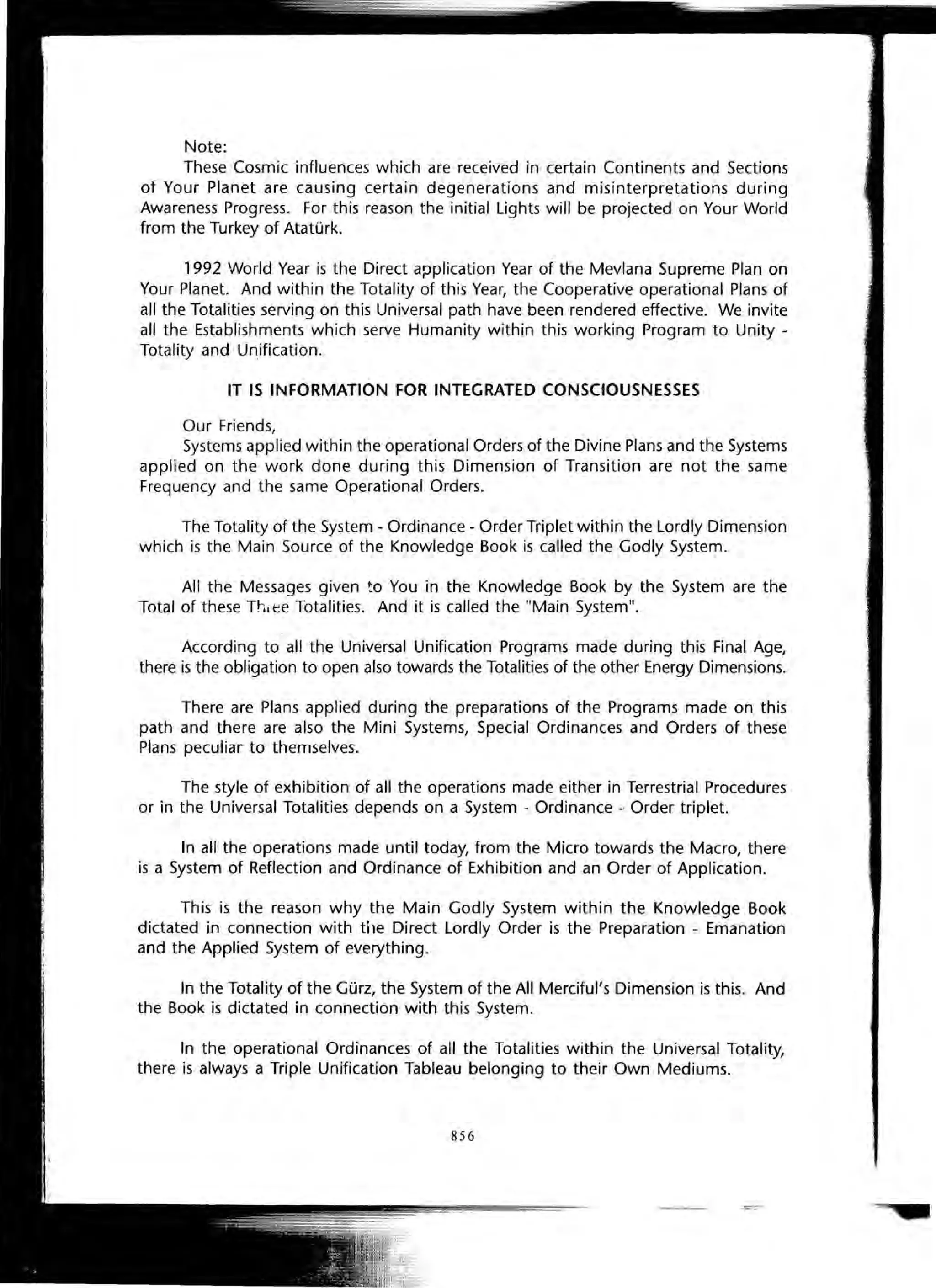 The Knowledge Book (Bilgi Kitabi)