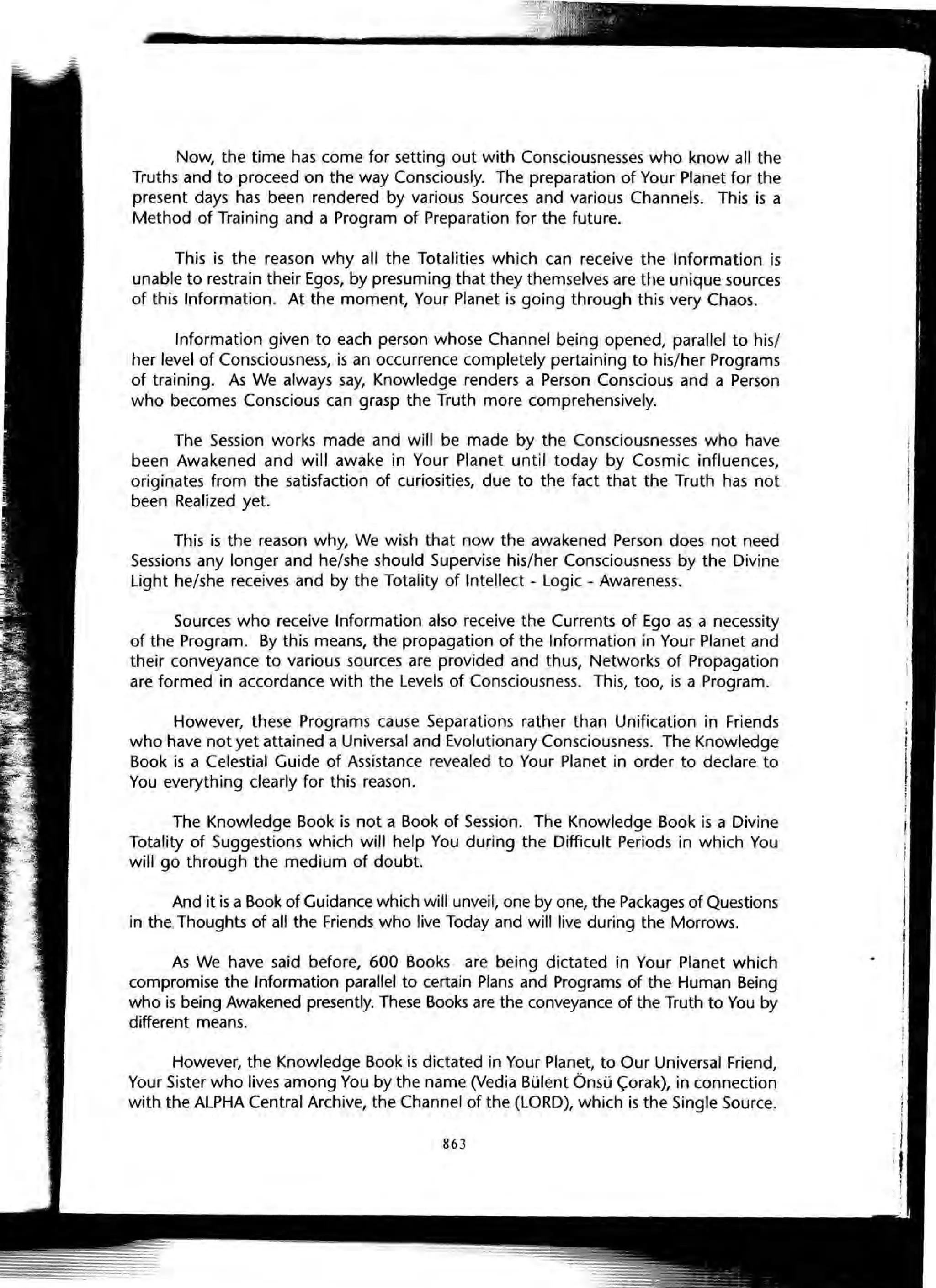 The Knowledge Book (Bilgi Kitabi)