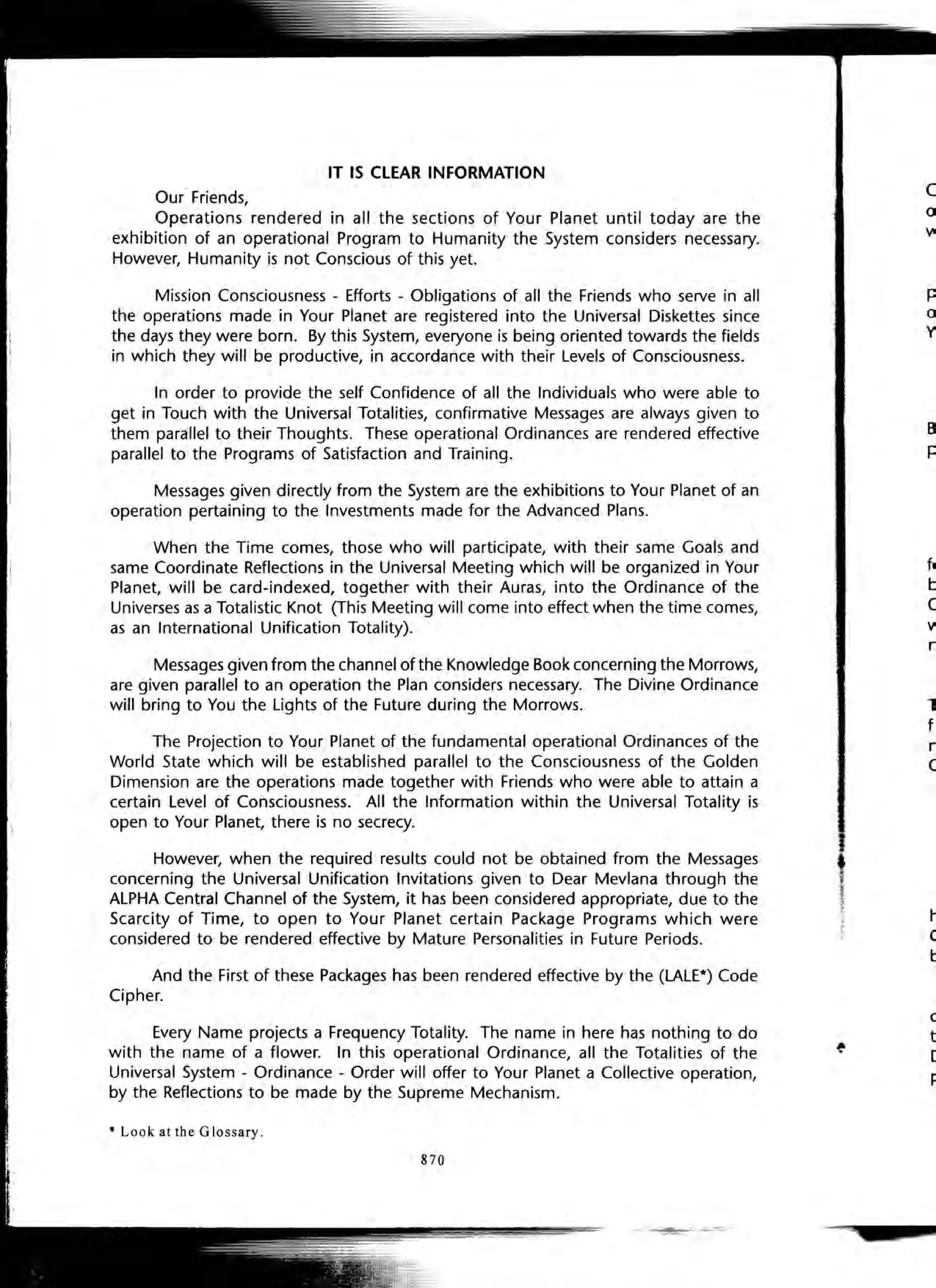 The Knowledge Book (Bilgi Kitabi)