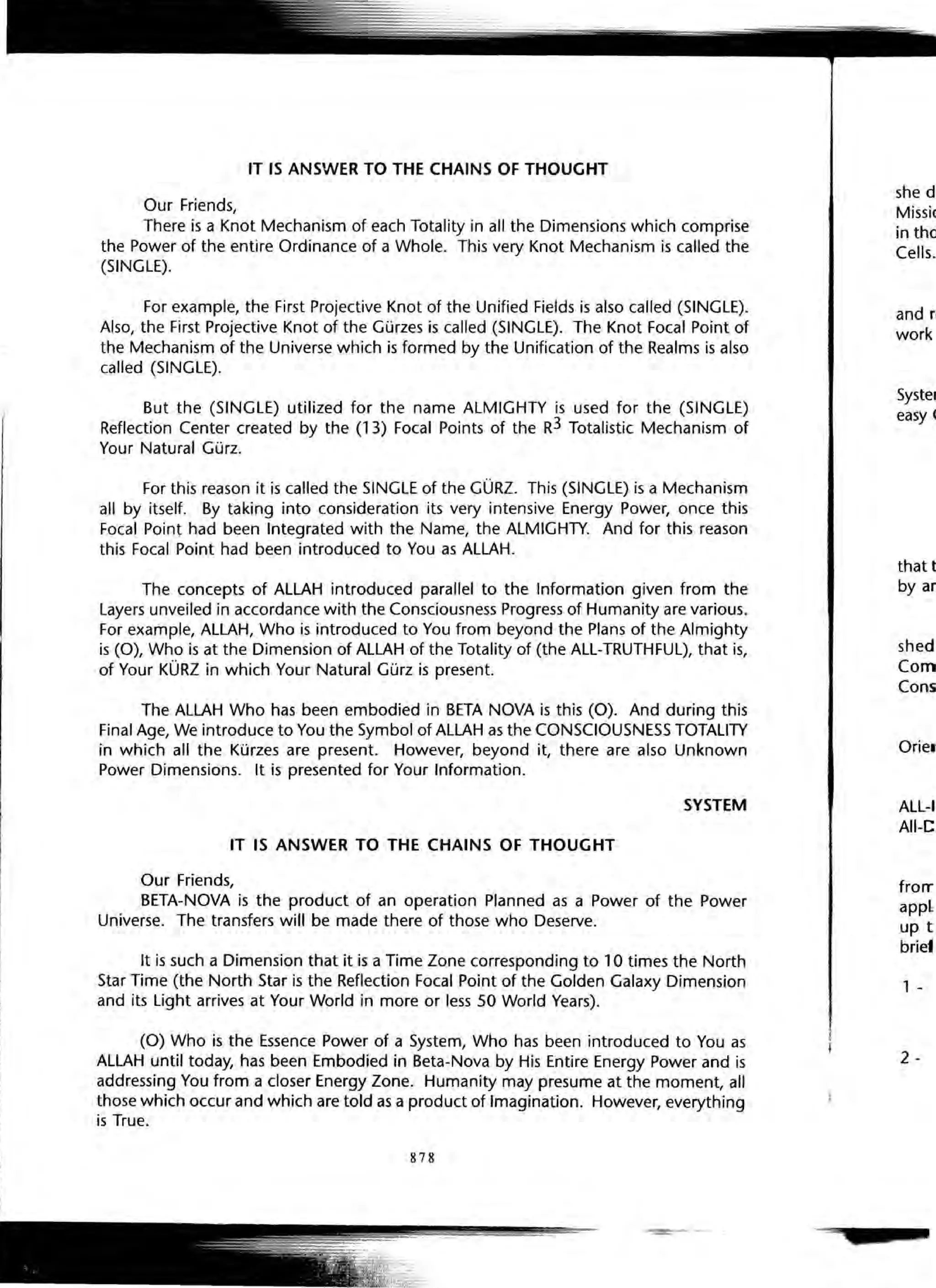 The Knowledge Book (Bilgi Kitabi)