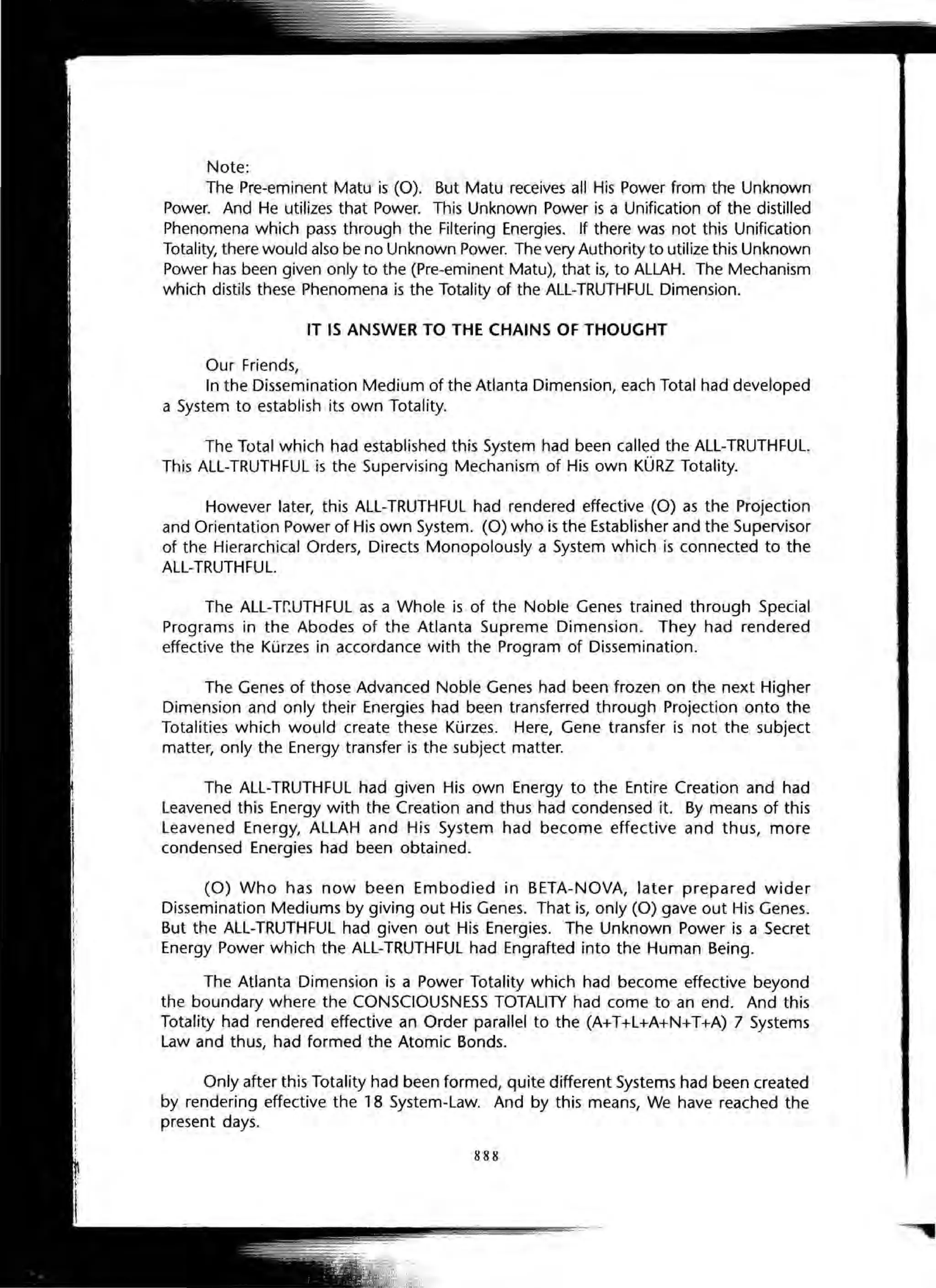 The Knowledge Book (Bilgi Kitabi)