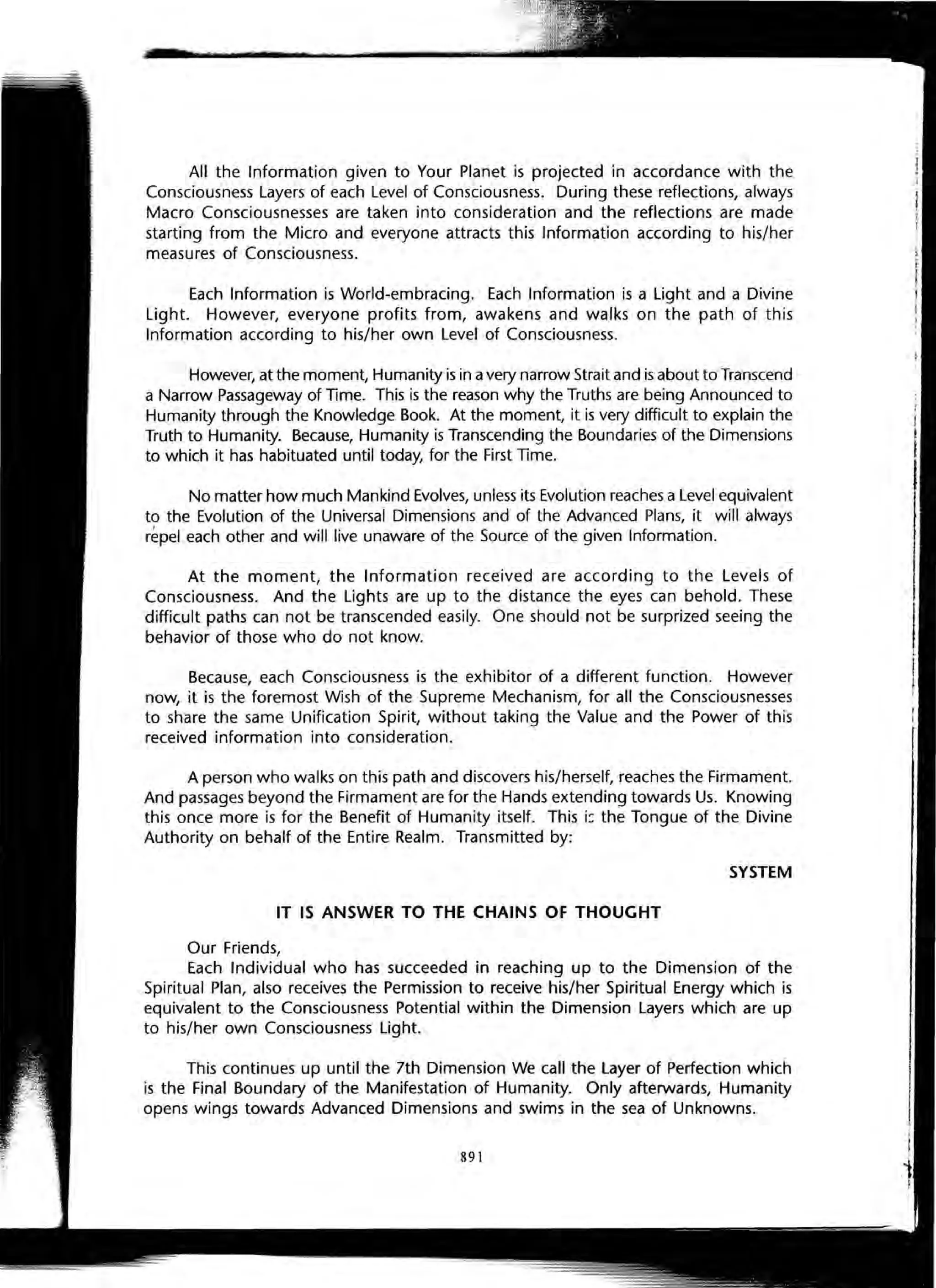 The Knowledge Book (Bilgi Kitabi)