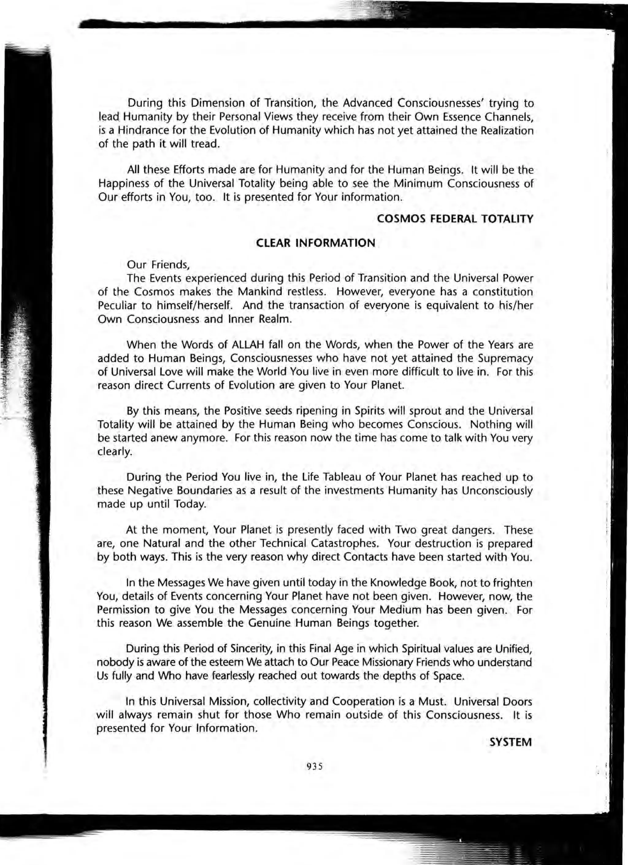 The Knowledge Book (Bilgi Kitabi)