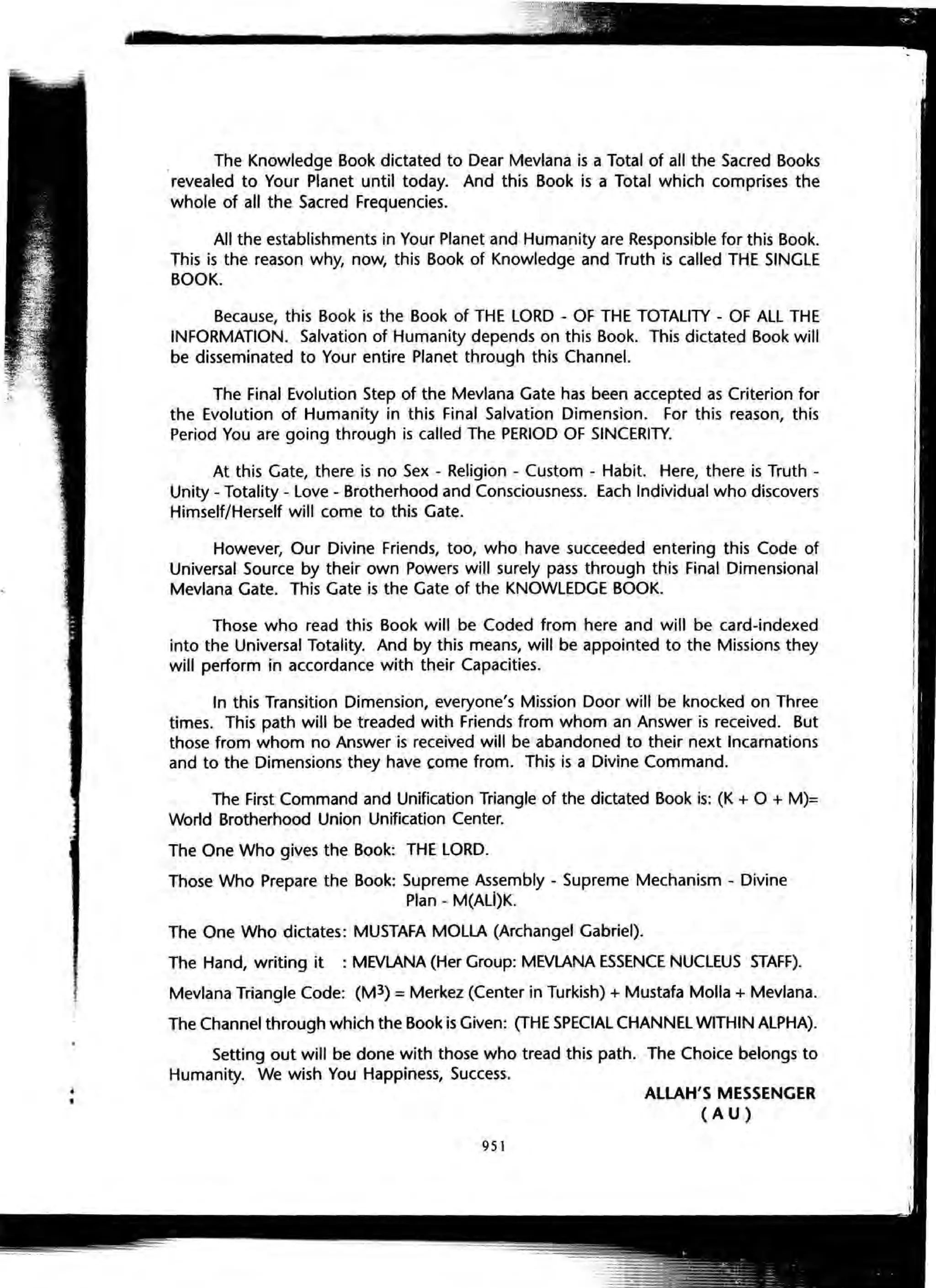 The Knowledge Book (Bilgi Kitabi)