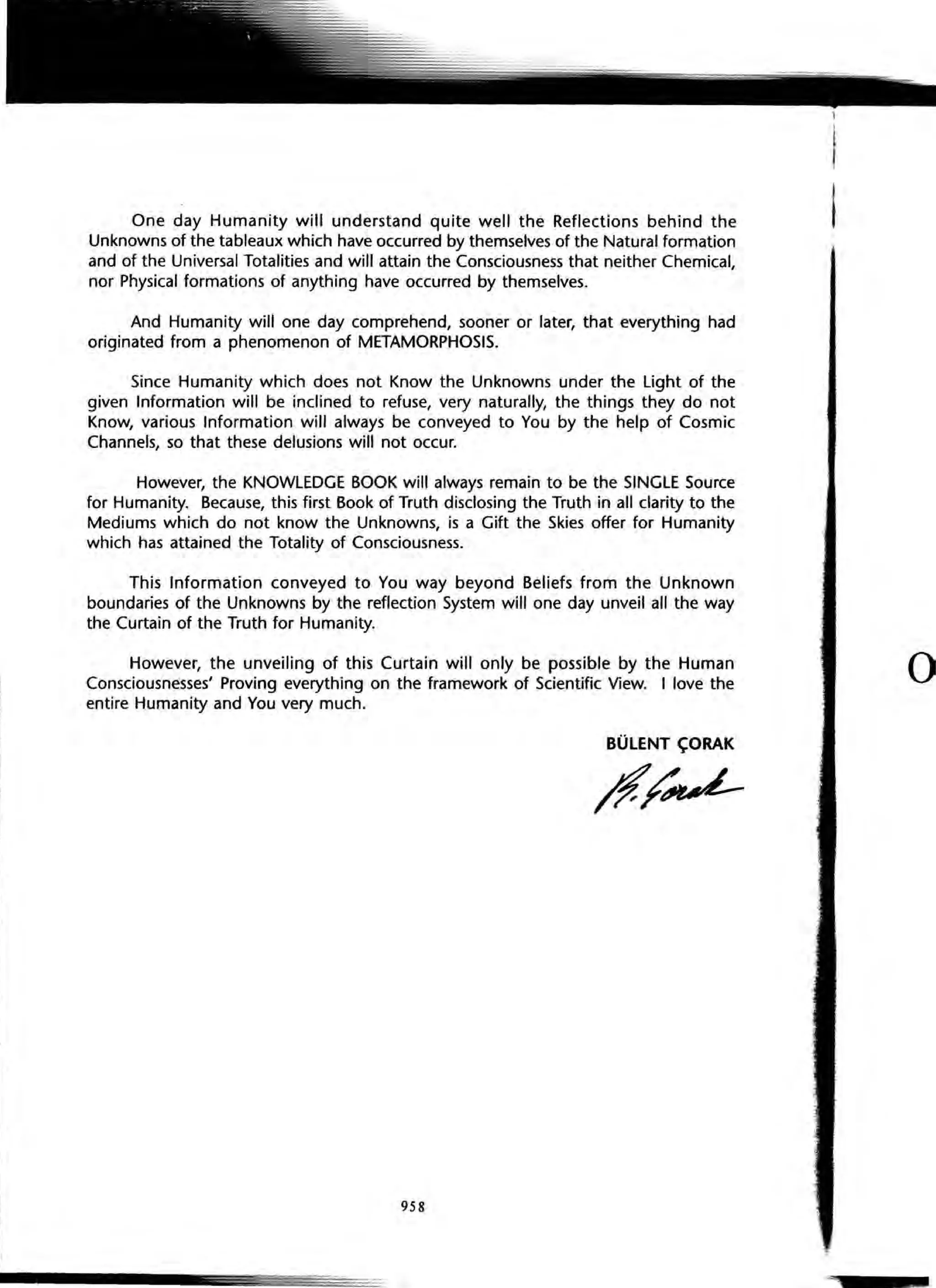 The Knowledge Book (Bilgi Kitabi)