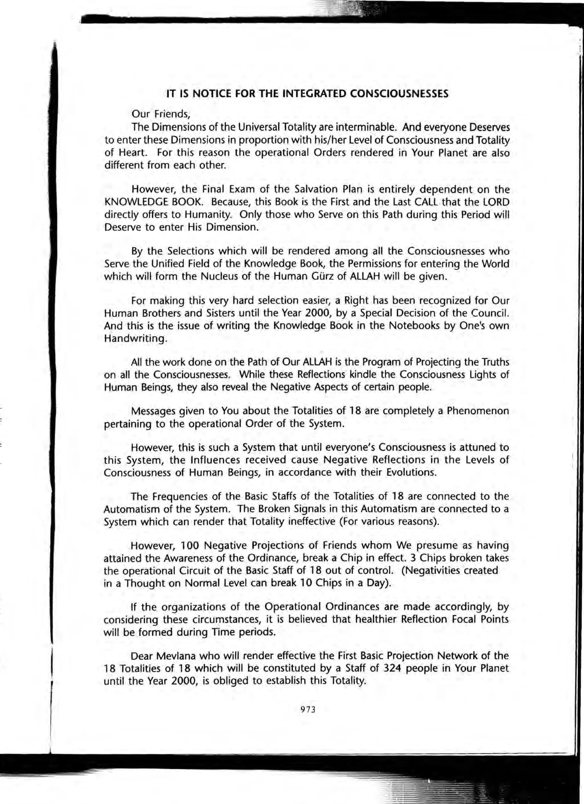 The Knowledge Book (Bilgi Kitabi)