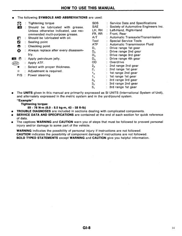 Infiniti q45 manual
