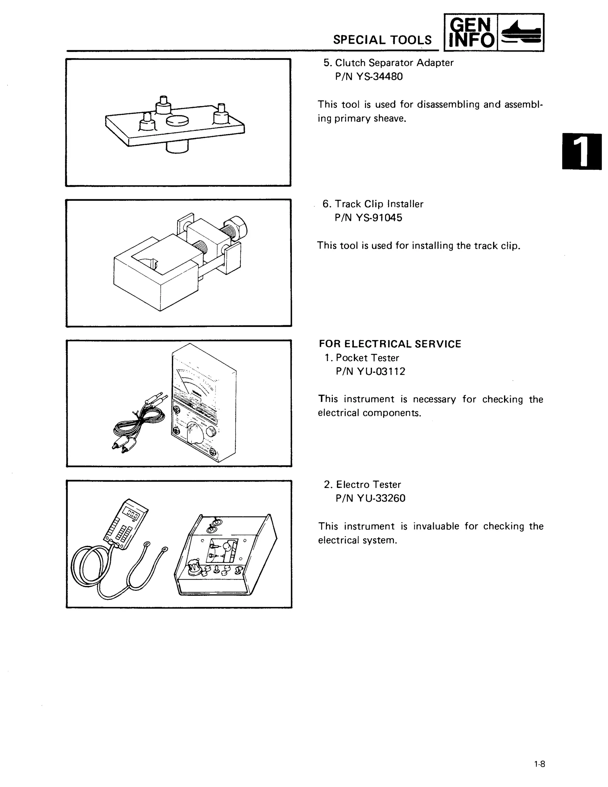 1989 Yamaha Exciter 570 Snowmobile Service Repair Manual | PDF