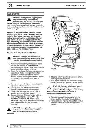 1996 LAND ROVER RANGE ROVER CLASSIC Service Repair Manual | PDF