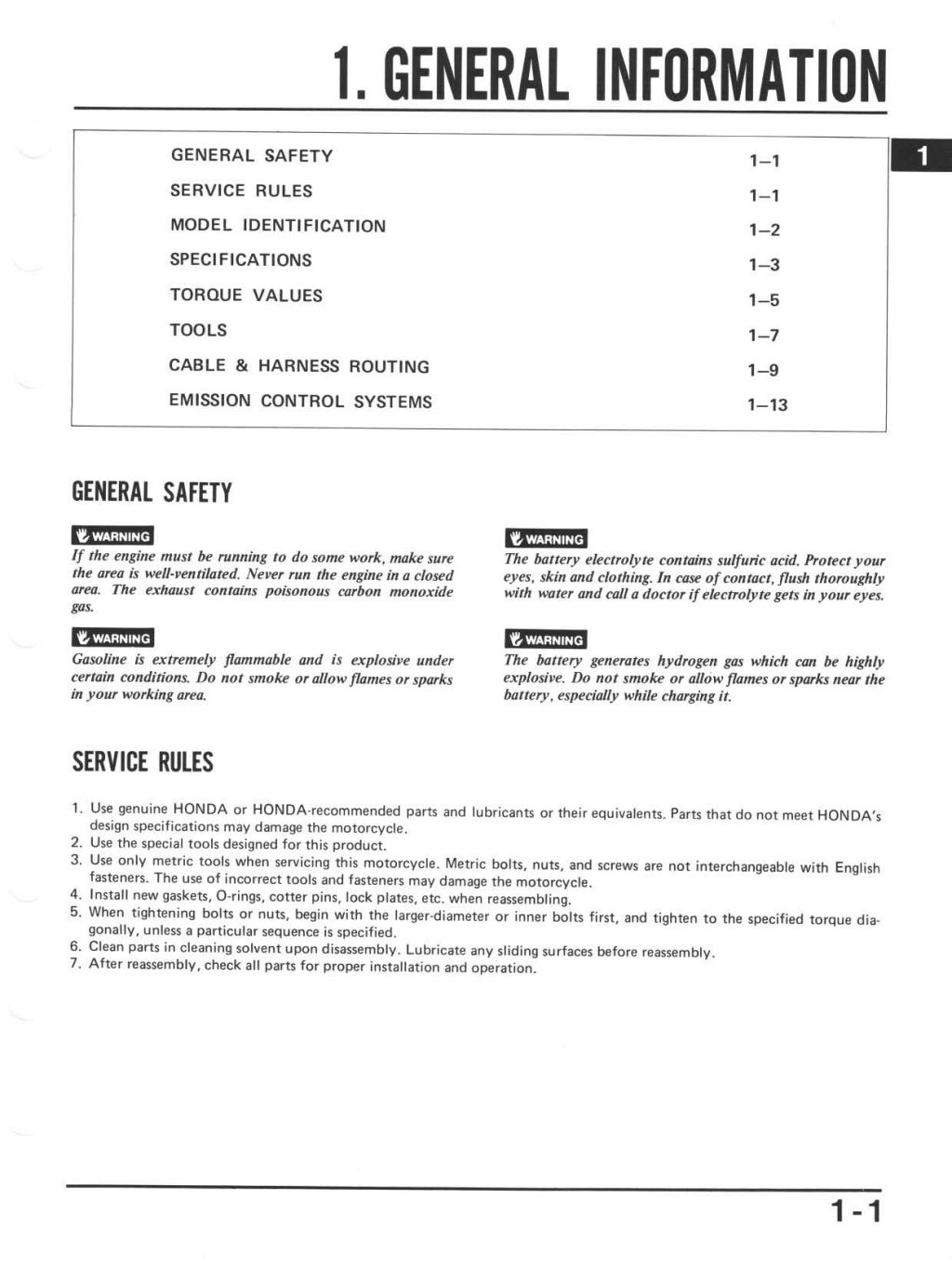 1983 Honda VT750C Shadow Service Repair Manual
