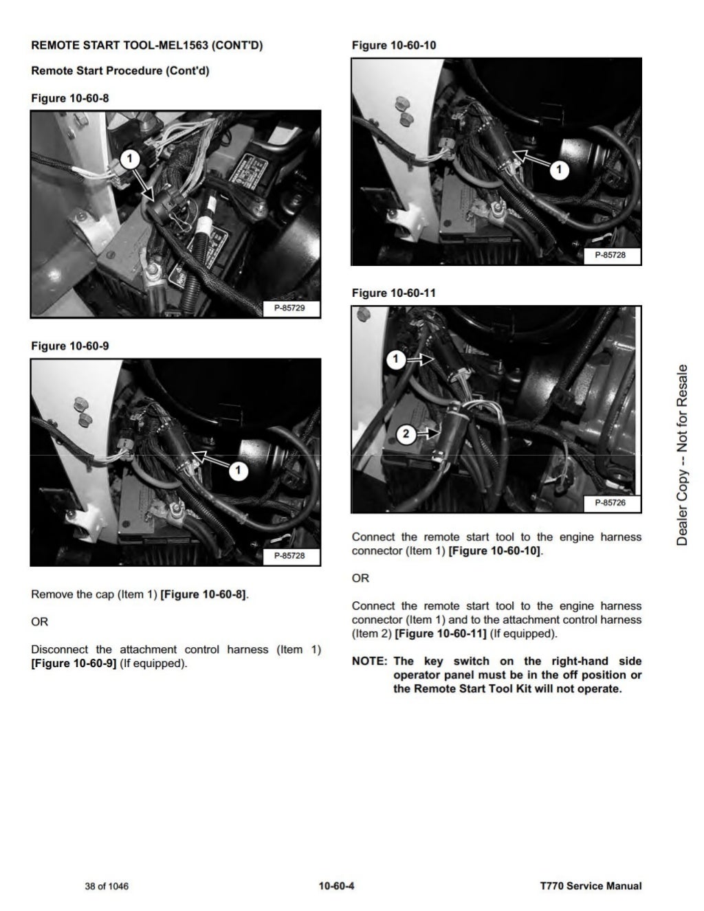 BOBCAT T770 COMPACT TRACK LOADER Service Repair Manual SN:A3P811001 A…