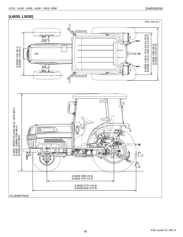 KUBOTA L5030 TRACTOR Service Repair Manual