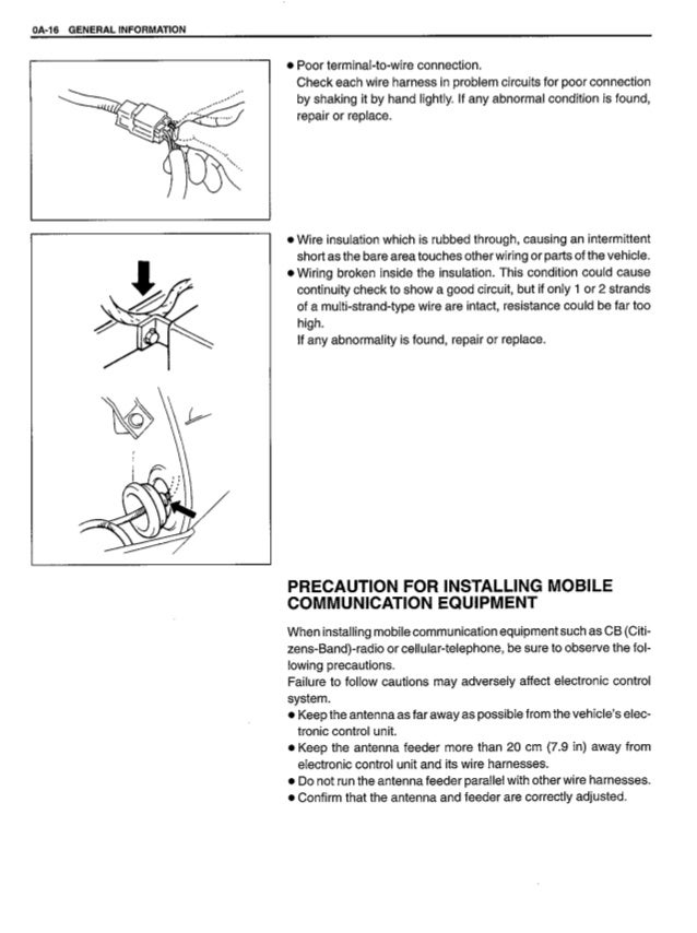 2004 Suzuki SQ416 SQ420 SQ625 Grand Vitara Service Repair Manual