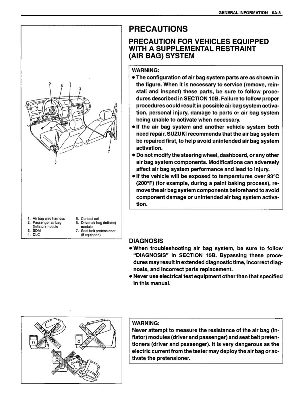 2004 Suzuki SQ416 SQ420 SQ625 Grand Vitara Service Repair Manual