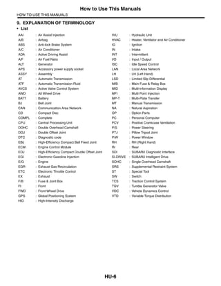 2008 Subaru Outback 3 Service Repair Manual PDF