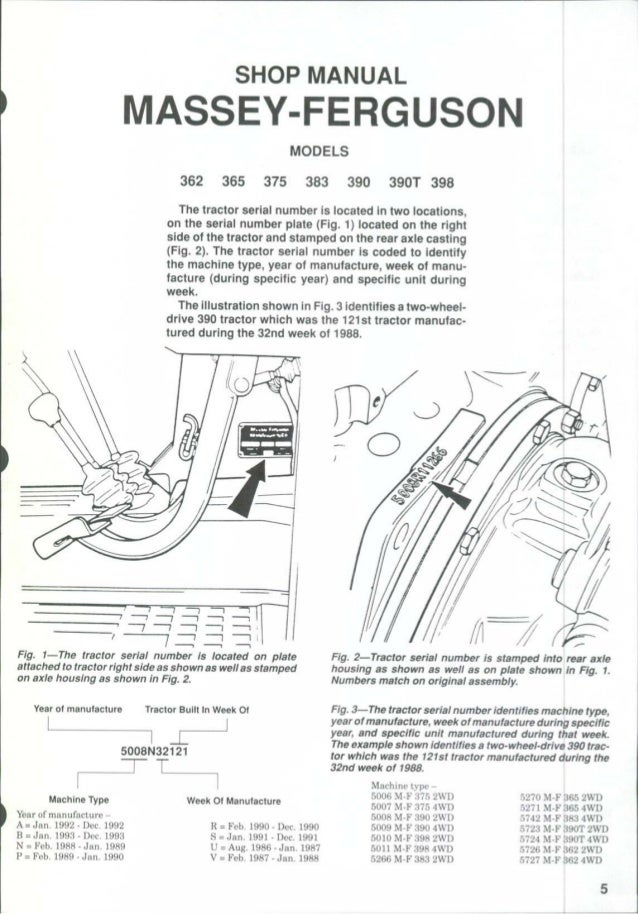 massey ferguson 383 repair manual