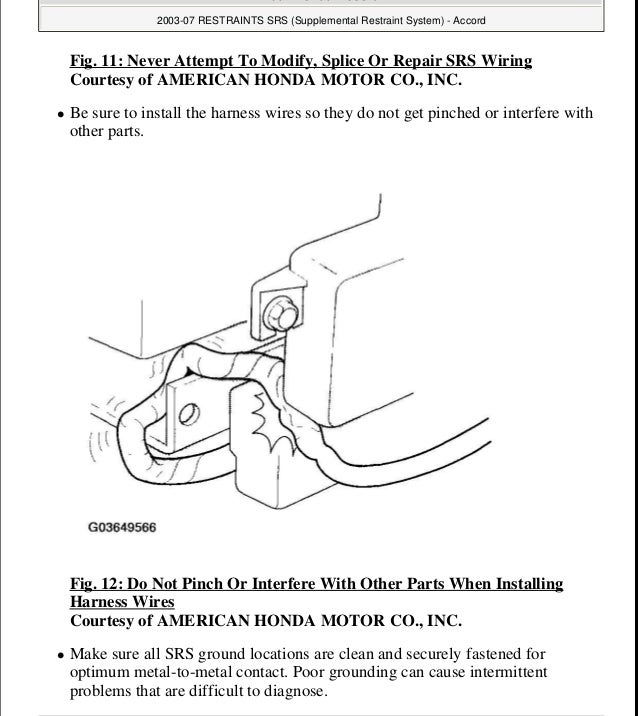 2004 Honda Accord Wiring Harnes - Fuse & Wiring Diagram