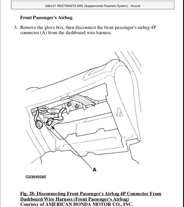 Airbag Impact Sensor Wiring Harnes