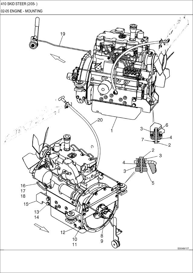 Case 450 Skid Steer Parts Diagram