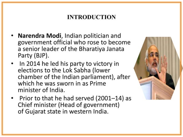 Narendra Damodardas Modi | PPT