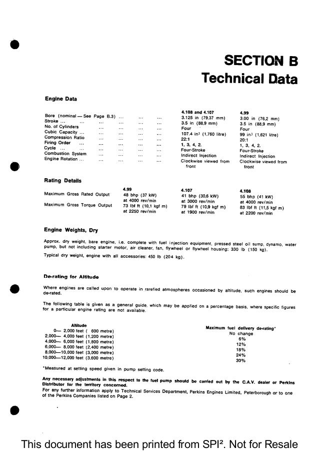 PERKINS DIESEL ENGINE Service Repair Manual