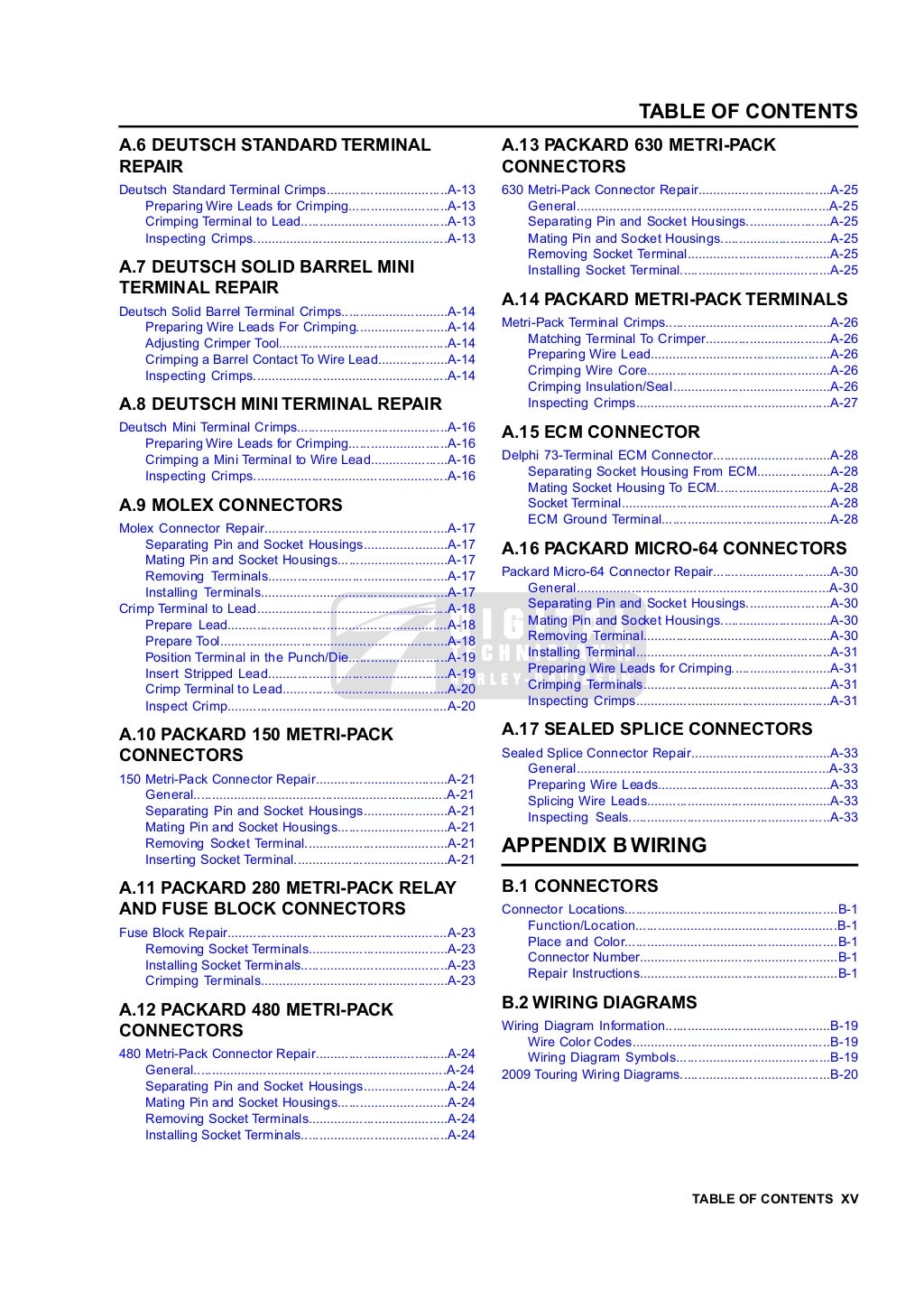 2009 Harley-Davidson FLHR Road King (Touring) Service Repair Manual