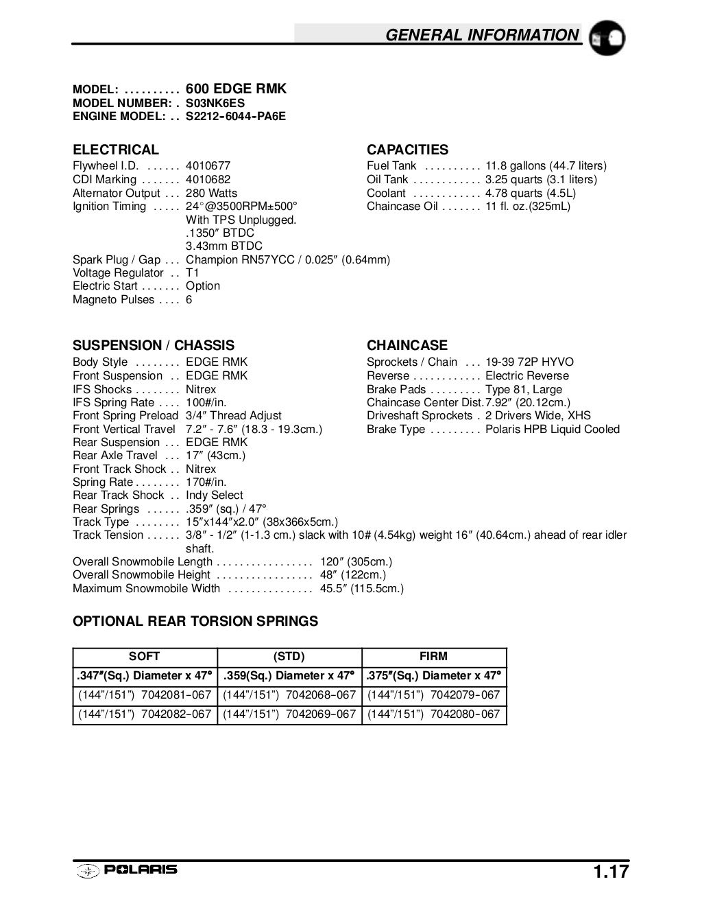 2003 Polaris 800 RMK CC F/O SNOWMOBILE Service Repair Manual