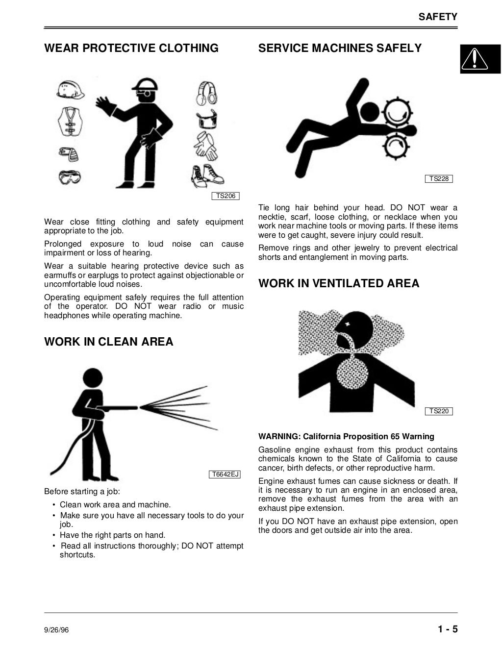 JOHN DEERE 260 LAWN AND GARDEN TRACTOR Service Repair Manual