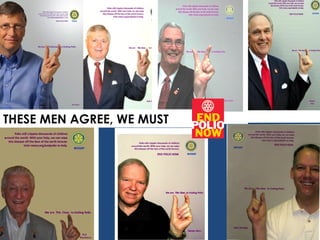 THESE MEN AGREE, WE MUST
 