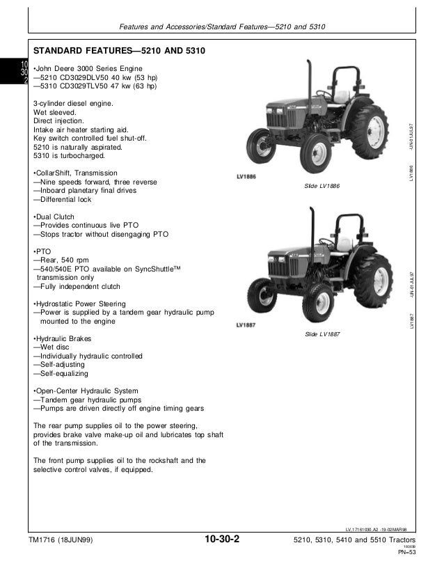 john deere service tractor engine