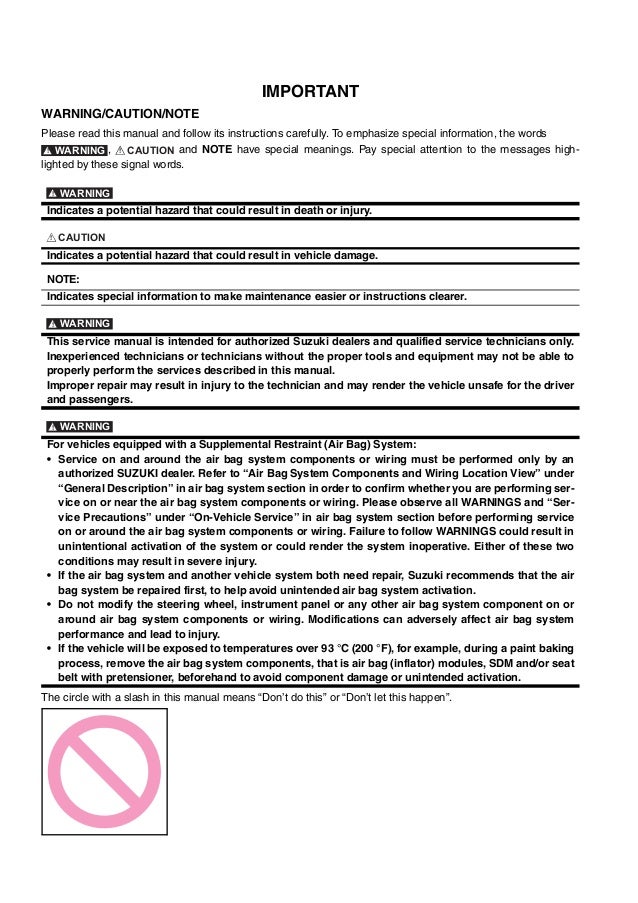 08 Suzuki Swift Sport Rs416 Service Repair Manual 08 Suzuki Swift Sport Rs416 Service Repair Manual