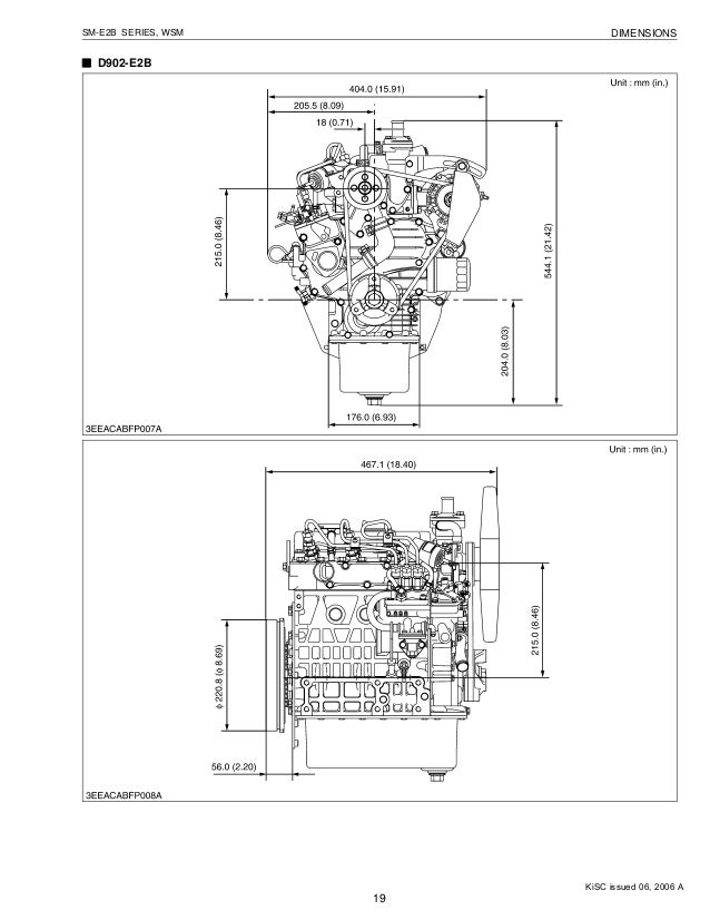 KUBOTA Z482E2B DIESEL ENGINE Service Repair Manual