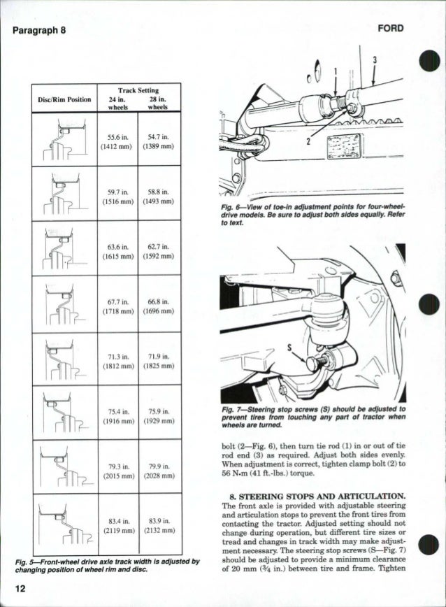 Ford 8340 Tractor Service Repair Manual