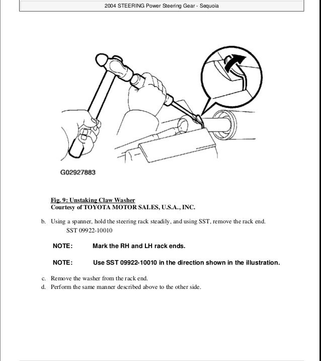 2002 Toyota Sequoia Service Repair Manual