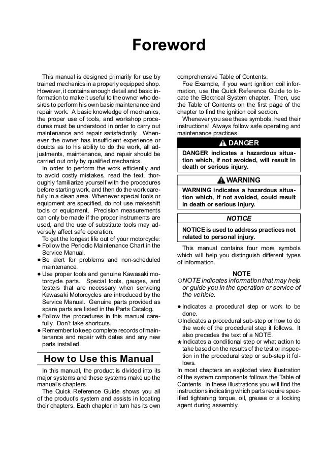 Kawasaki Fx850v Service Manual
