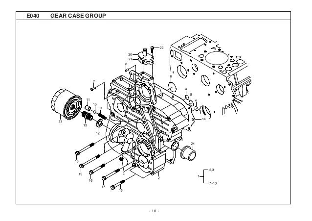 Kioti Daedong CK25H Tractor Parts Catalogue Manual