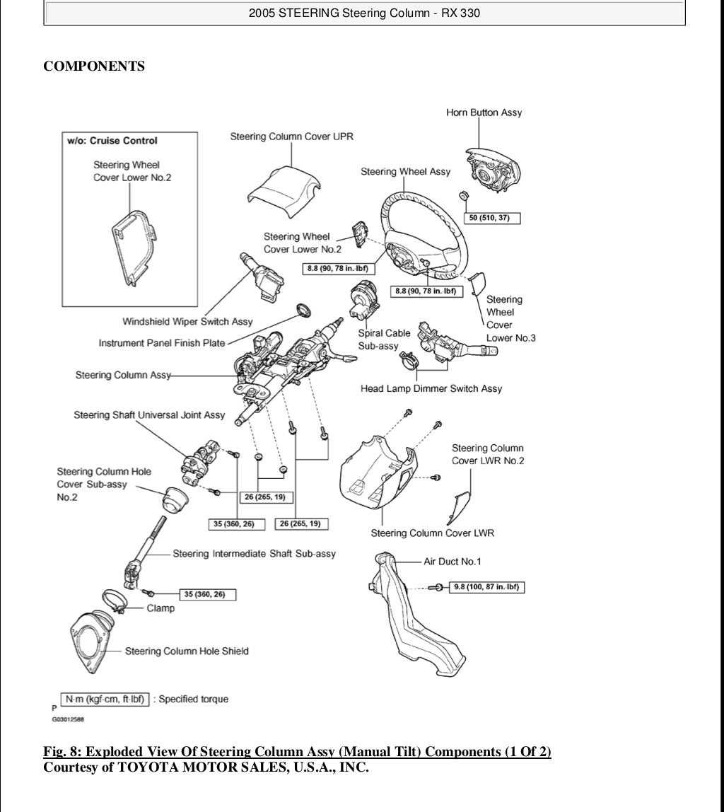 2004 Lexus Rx330 Service Repair Manual