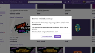 Rapid Prototyping Twitch Extensions: Five Lessons Learned