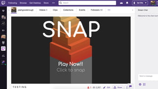 Rapid Prototyping Twitch Extensions: Five Lessons Learned