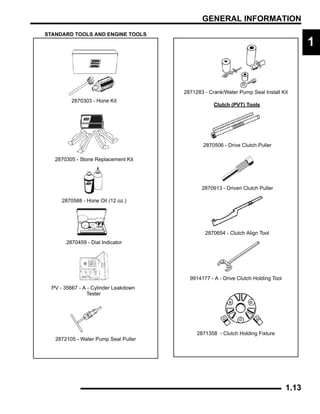 2007 Polaris Ranger 4 X 4 500 EFI Service Repair Manual | PDF