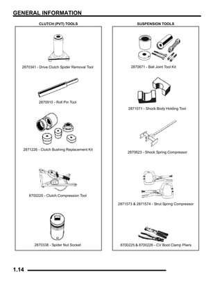 2007 Polaris Ranger 4 X 4 500 EFI Service Repair Manual | PDF