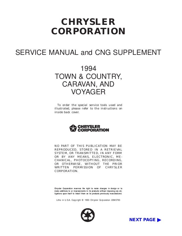 Chrysler town and country owners manual 2015 Chrysler town and country owners manual 2015