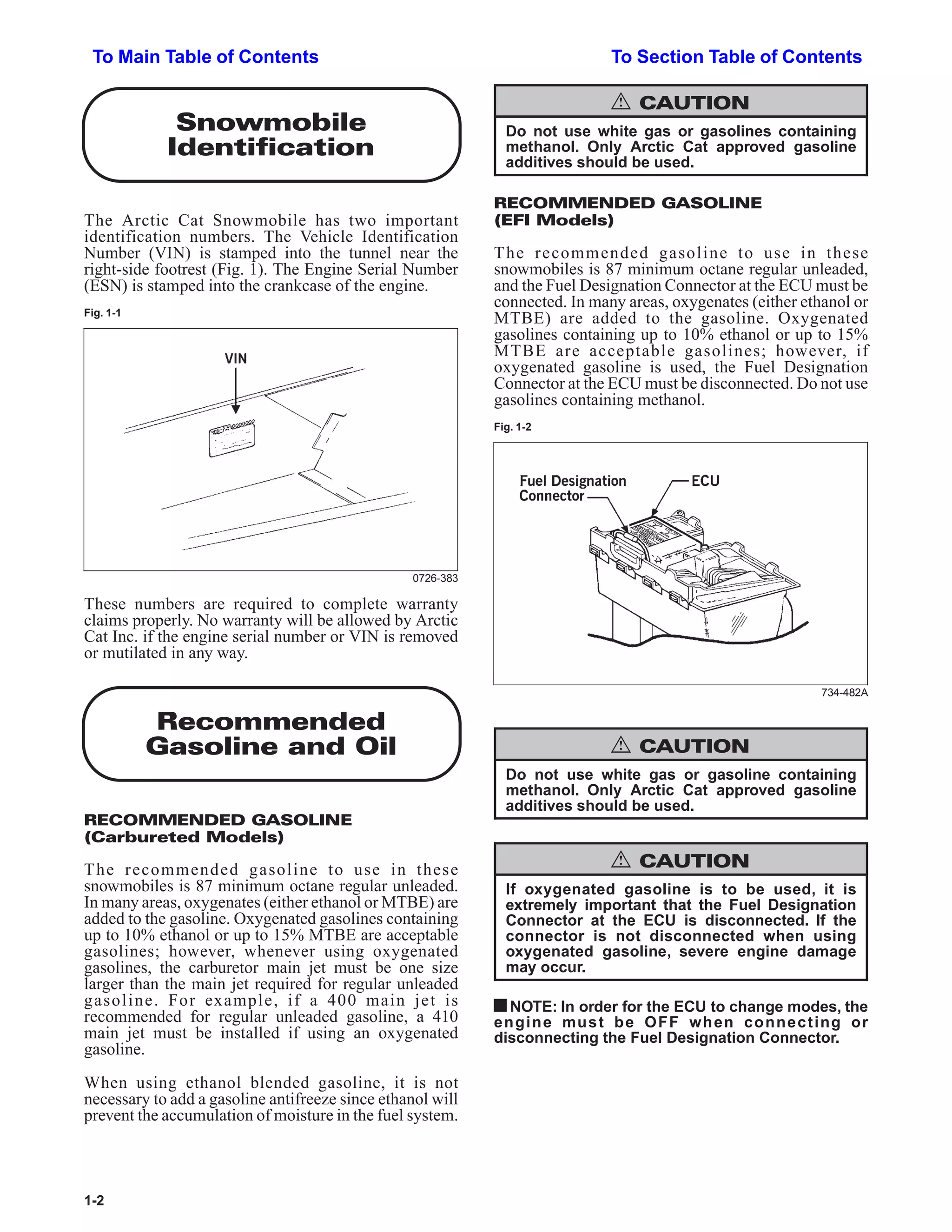2001 Arctic Cat ZL 600 EFI SNOWMOBILE Service Repair Manual | PDF