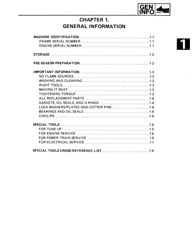 Yamaha Viking Vi Service Manual