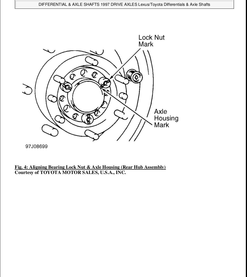 1997 LEXUS LX450 (LX450) Service Repair Manual