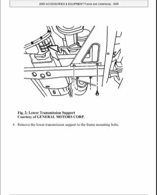 2006 Chevrolet Ssr Service Repair Manual