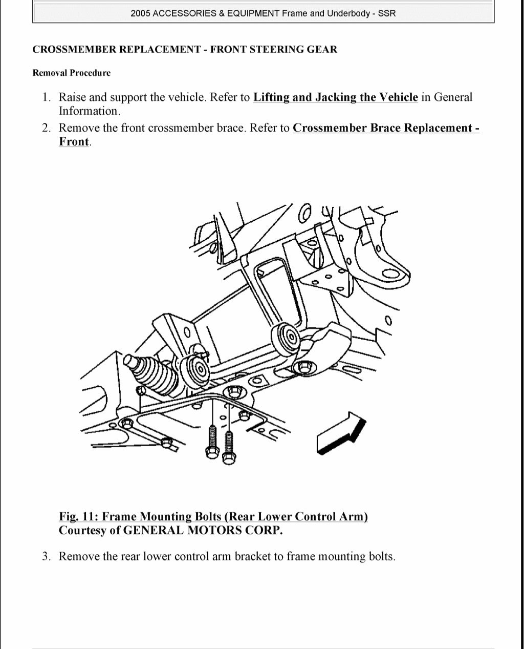 2006 Chevrolet Ssr Service Repair Manual